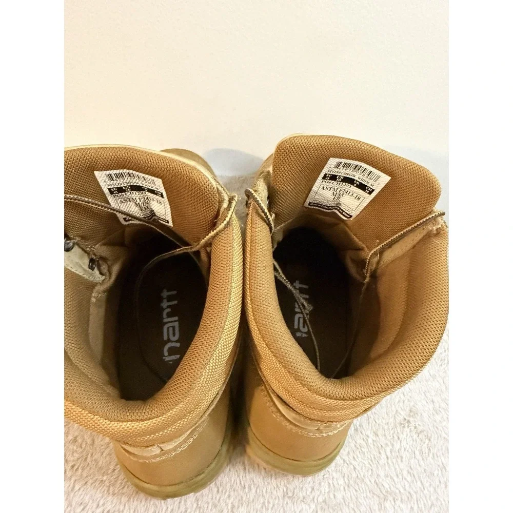 Carhartt Ground Force Work Boots Wheat Waterproof Composite Toe CMR 8939 Mens 10